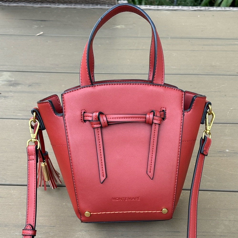 Montemare Mini Roma Crossbody- 20769-MRMA001- Cognac